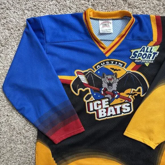 Vintage Austin Ice Bats Hockey Jersey Men’s Size Small WPHL ProJoy Minor League - Picture 6 of 10